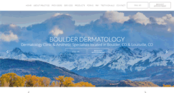 Desktop Screenshot of boulderdermatology.com