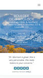 Mobile Screenshot of boulderdermatology.com